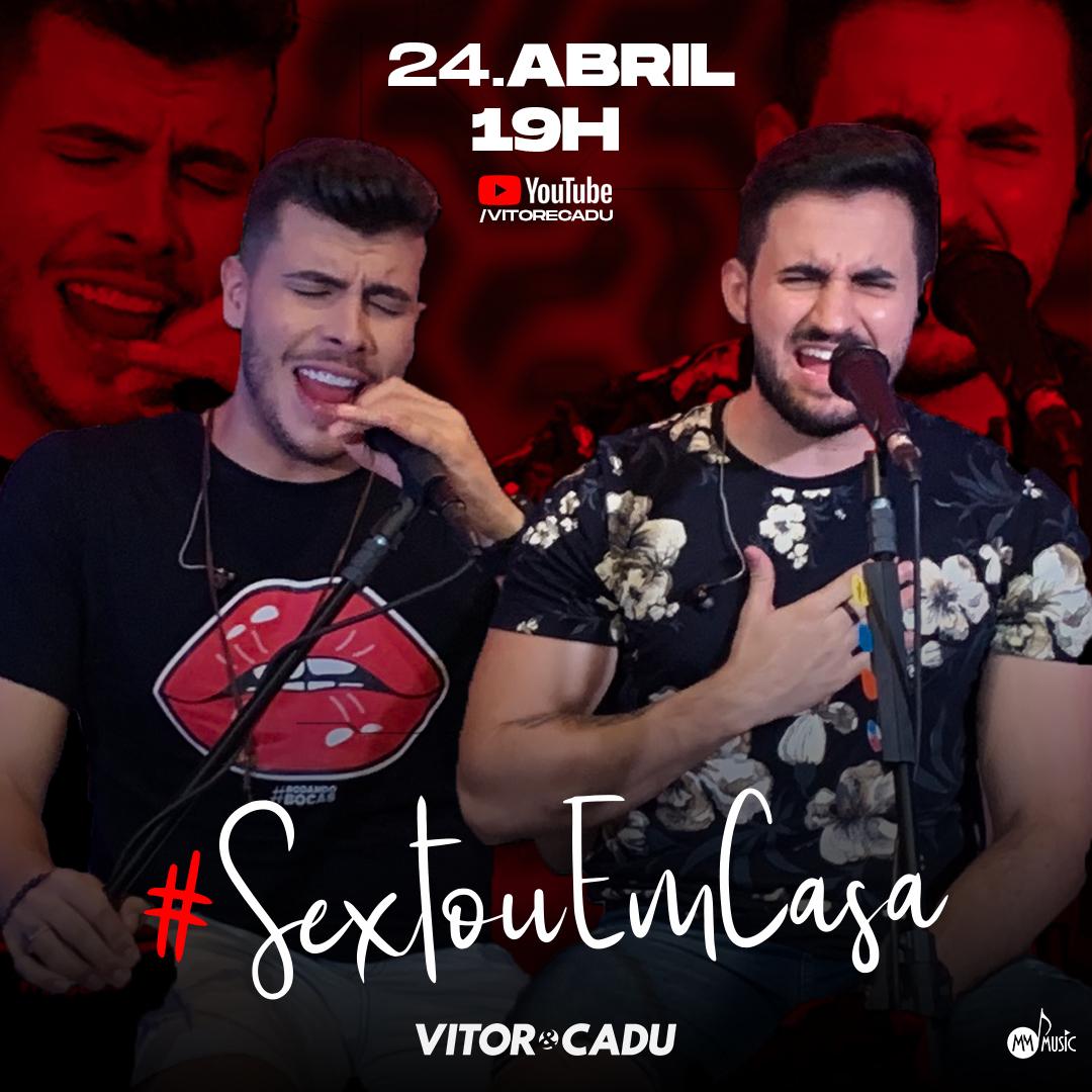 noticia #SextouEmCasa com Vitor & Cadu - LIVE dos artistas é a primeira a ajudar AACD
