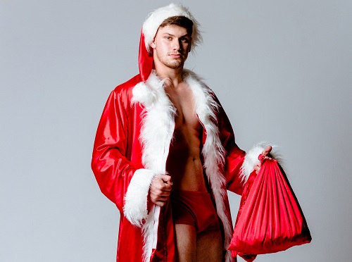 noticia Feliz Natal! Mister Brasil Thiago Barbosa vira Papai Noel em ensaio