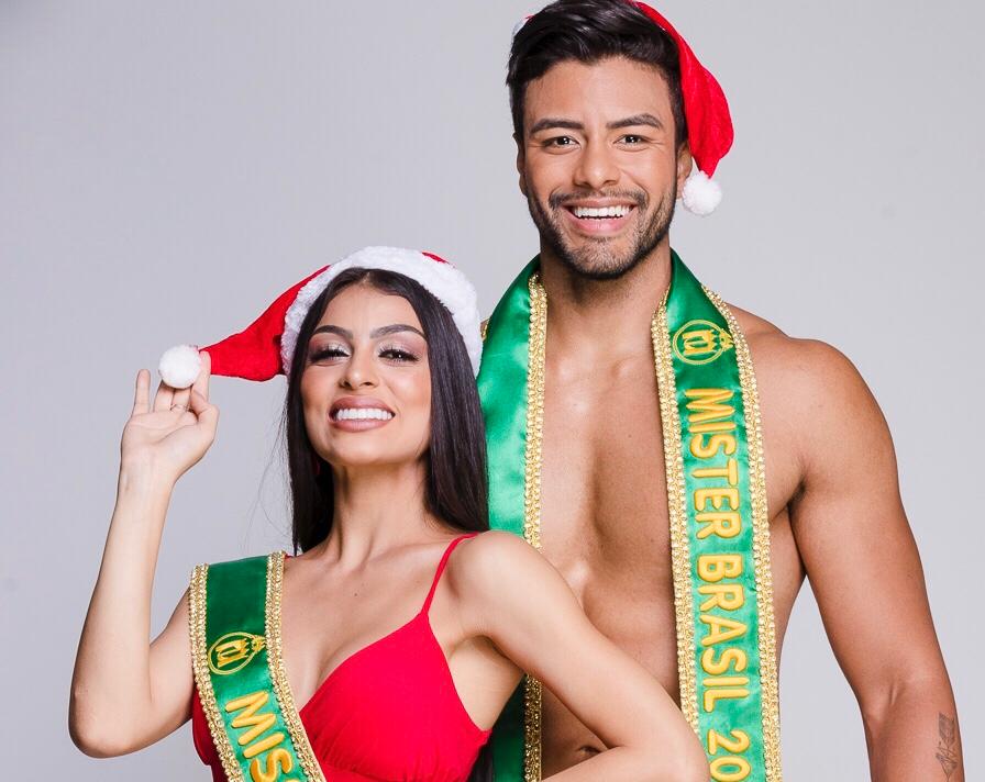 noticia Miss e Mister Brasil, Antony Marquez e Juliana Malveira celebram o Natal