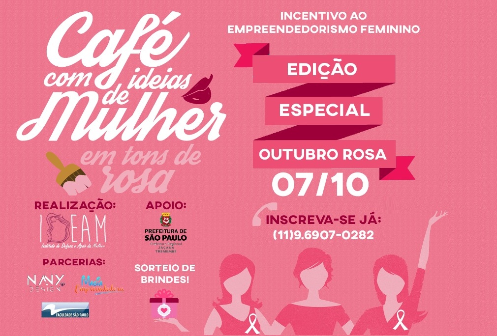 noticia EMPREENDEDORISMO FEMININO SERÁ TEMA DO CAFÉ COM IDEIAS DE MULHER 