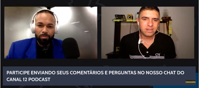 noticia Escritor/Poeta Thiago Winner foi entrevistado no CANAL 12 PODCAST