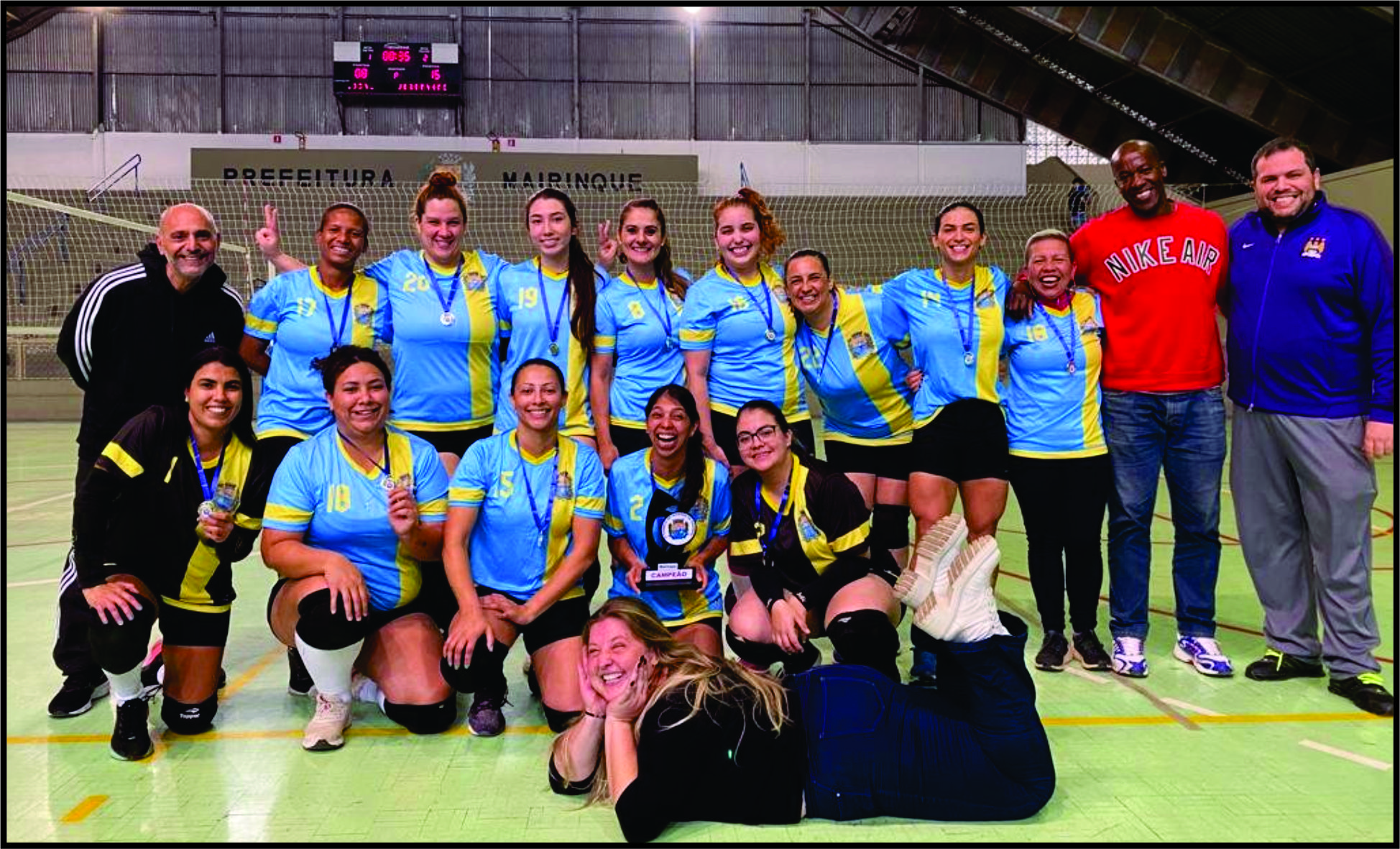 noticia Vôlei Ball de Mairinque Campeã do 1* Torneio de Inverno