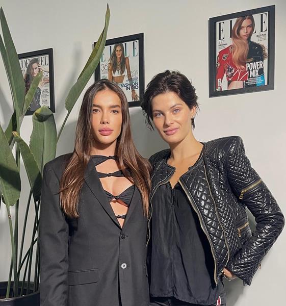 noticia Isabeli Fontana e Sara Cunha se encontram na casa Mega Model Brasil em São Paulo