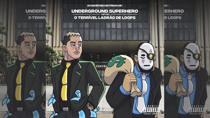 noticia Akira Presidente lança novo álbum “As Incríveis Histórias De: Underground Superhero vs. O Terrível Ladrão de Loops”