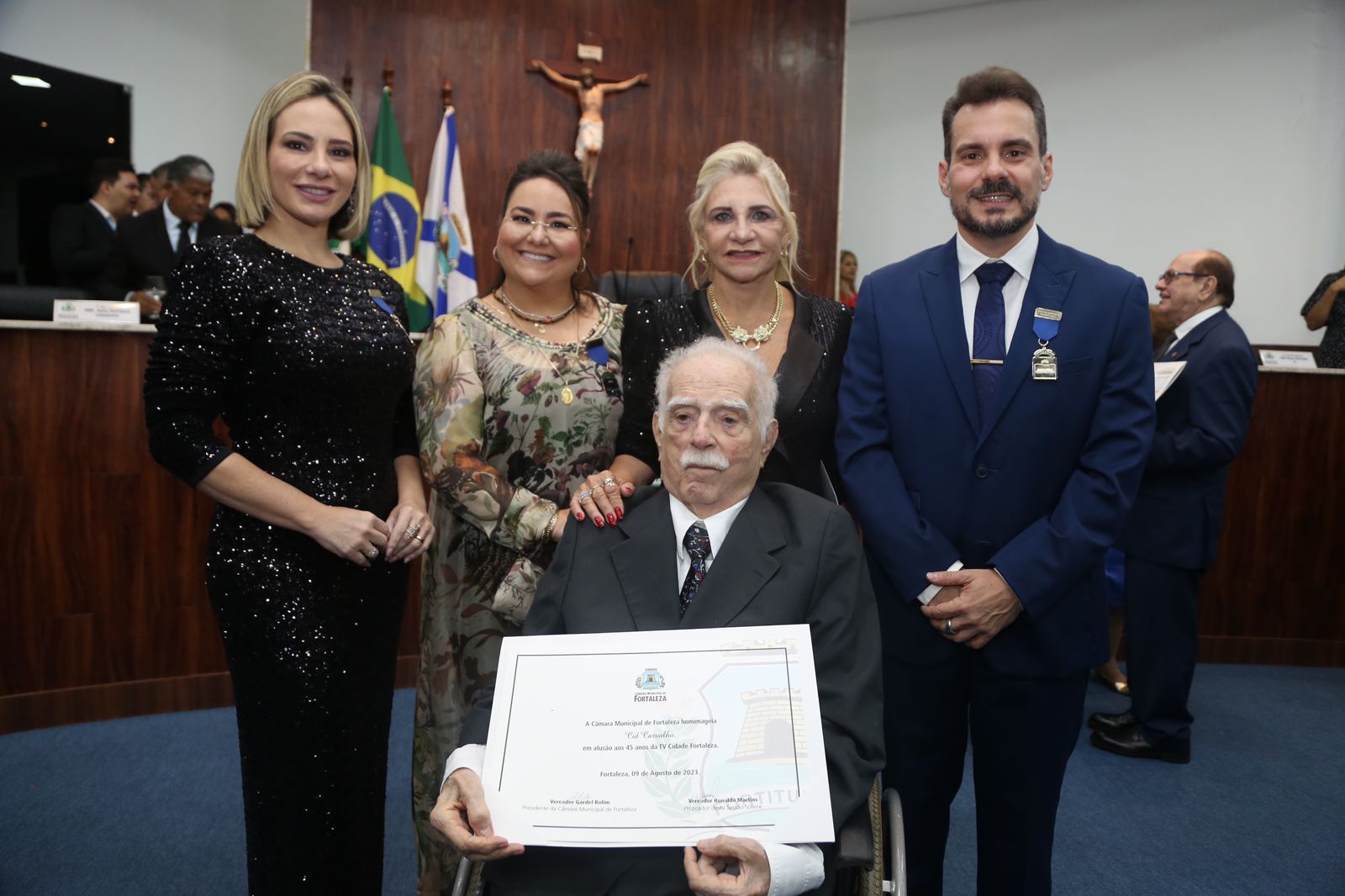 noticia TV Cidade recebeu homenagem na Câmara de Fortaleza