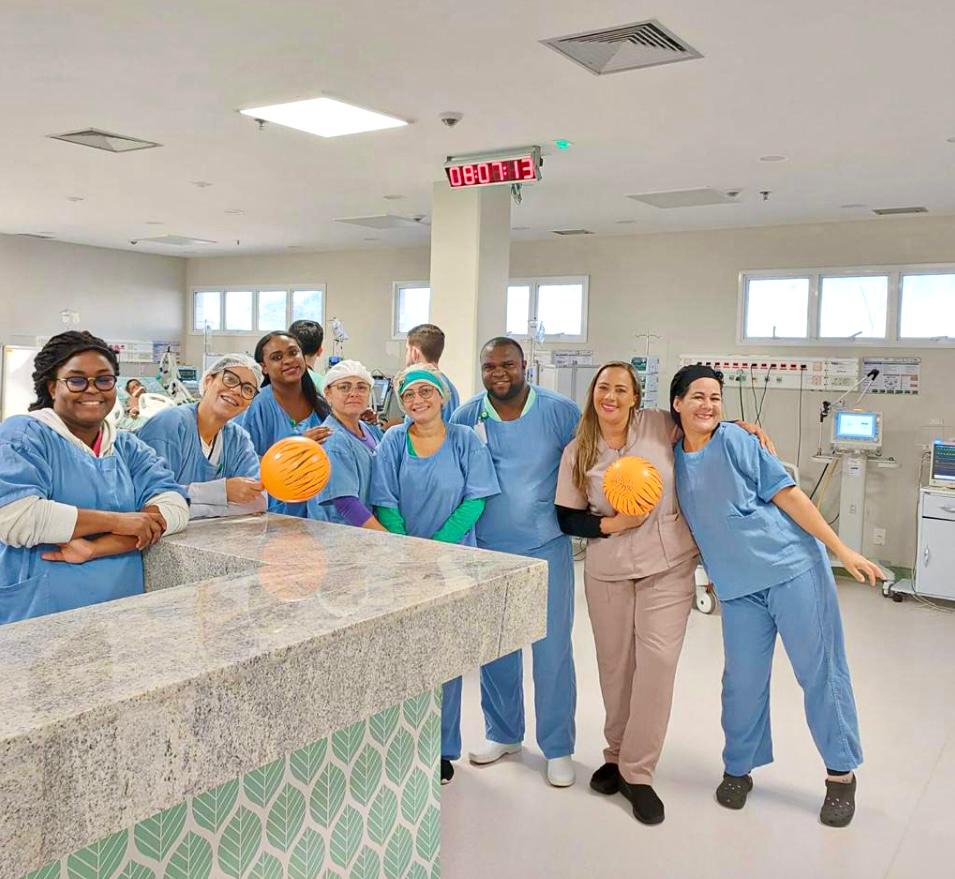 noticia Equipes de Enfermagem das UTIs do Hospital Metropolitano realizam dinâmicas de integração no trabalho