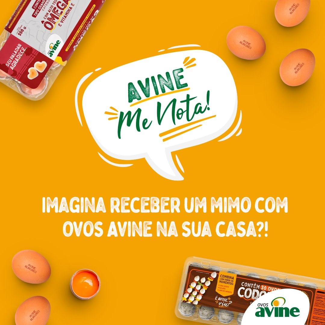 noticia Campanha “Avine Me Nota” presenteia internautas que postarem bons momentos com produtos da marca