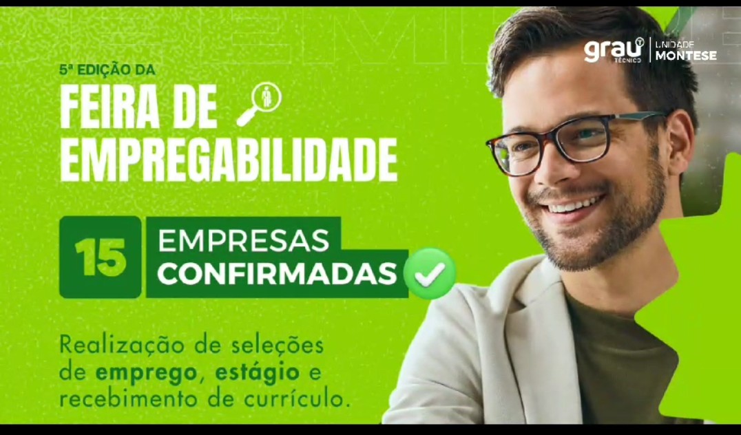 noticia Mais de 300 vagas de emprego ofertadas: