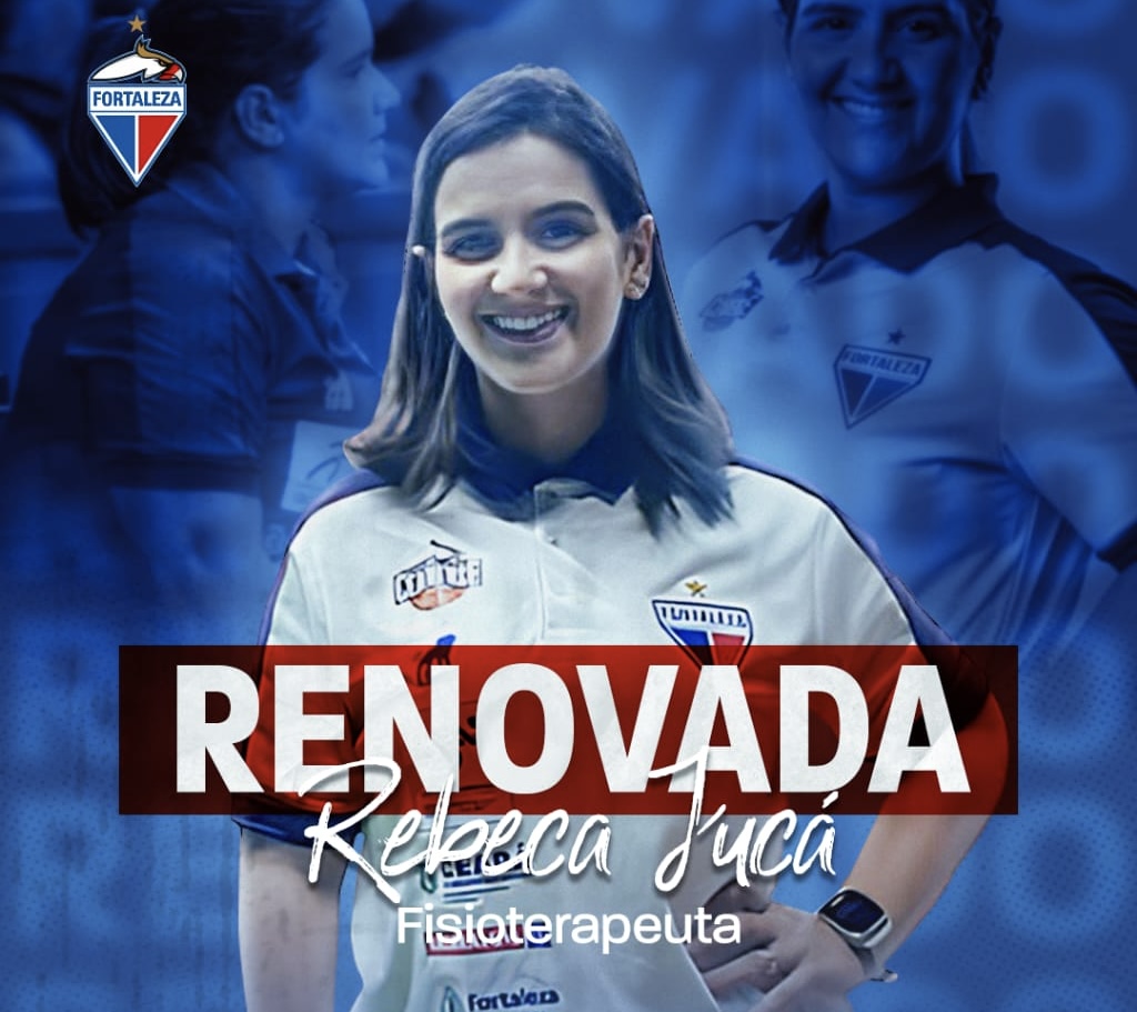 noticia Basquete: Fortaleza BC/CFO oficializa a renovação de contrato com a fisioterapeuta Rebeca Jucá