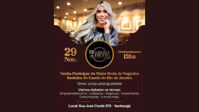 noticia Mulheres de Frente: O Maior Evento de Empreendedorismo Feminino do Rio de Janeiro