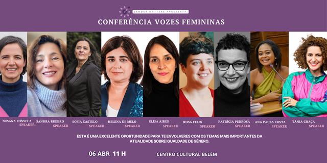 noticia Vozes Femininas: Conferência sobre mulheres, direitos e política, promovida pela Gender Matters em Portugal