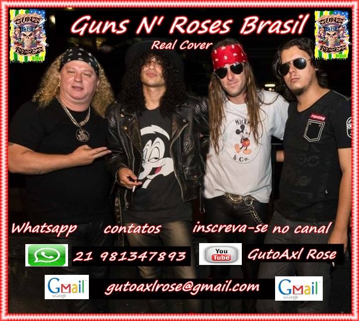 noticia Biografia da melhor banda cover do Brasil do Guns N' Roses